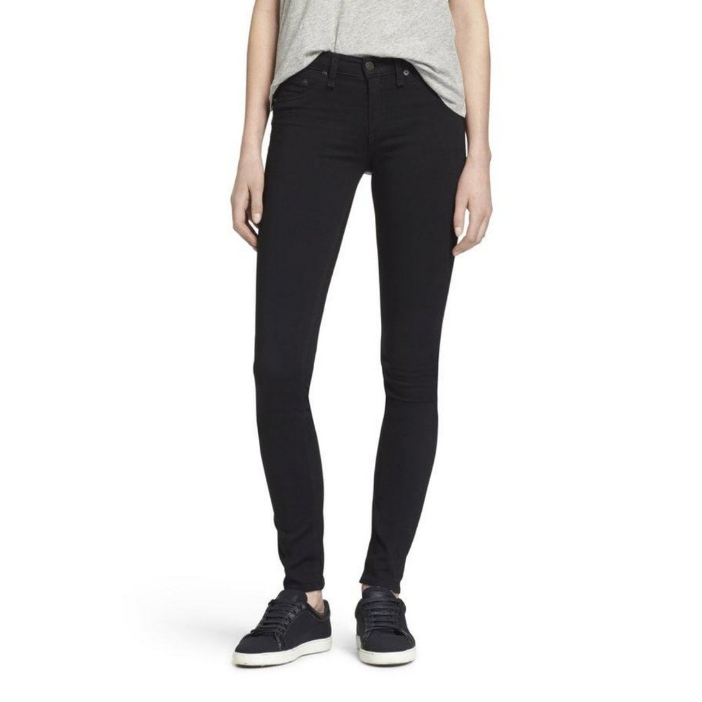 Rag and Bone The Legging Black Skinny Jeans